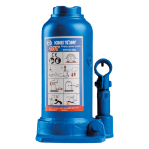 Gato hidráulico de botella de 10 Tn con cilindro de 1 fase y prolongador de eje