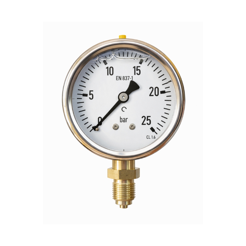 MANOMETRO 0-25  1/4" 63mm