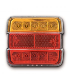 PILOTO TRASERO LED GOODYEAR GY 302RL 5 F. CUADRADO 12V