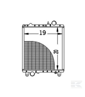 Radiador para John Deere
